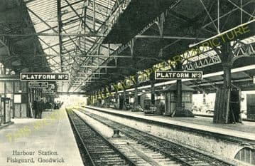 Fishguard Harbour Railway Station Photo. Whitland Line. Great Western Rly. (25).