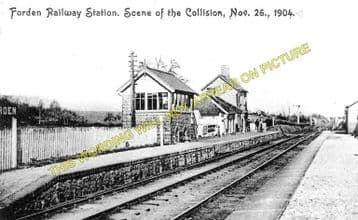 Forden Railway Station Photo. Welshpool - Montgomery. Abermule Line. (1)