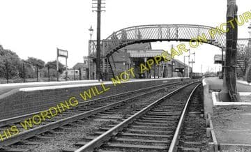 Fordham Railway Station Photo. Newmarket to Soham and Mildenhall Lines. (1)..