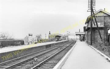 Fordham Railway Station Photo. Newmarket to Soham and Mildenhall Lines. (18)