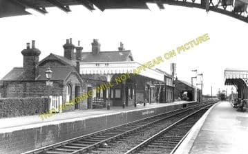 Fordham Railway Station Photo. Newmarket to Soham and Mildenhall Lines. (3)