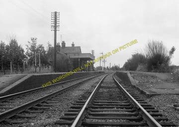Fordham Railway Station Photo. Newmarket to Soham and Mildenhall Lines. (9)