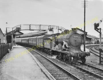 Forres Railway Station Photo. Kinloss to Brodie and Dunphail Lines. Highland (5)