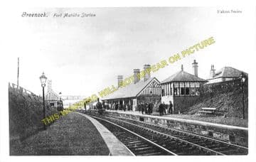 Fort Matilda Railway Station Photo. Gourock - Greenock. Caledonian Railway. (1)..