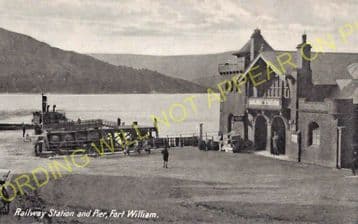 Fort William Railway Station Photo. Spean Bridge and Banavie Lines. NBR. (11)