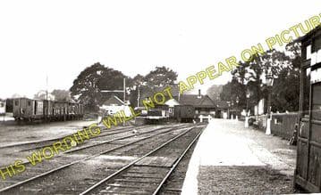 Freshwater Railway Station Photo. Yarmouth and Newport Line. Isle of Wight. (1)..