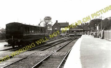 Freshwater Railway Station Photo. Yarmouth and Newport Line. Isle of Wight. (2)