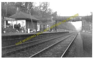 Fushiebridge Railway Station Photo. Tynehead - Gorebridge. Fountainhall Line (1)..