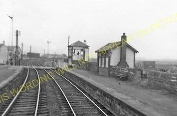 Gatehead Railway Station Photo. Drybridge to St. Marnocks and Galston Lines. (2)..