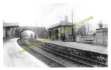 Gilwern Railway Station Photo. Govilon - Clydach. Abergavenny to Brynmawr. (2).