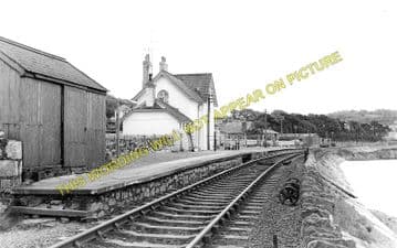 Glan Conway Railway Station Photo. Llandudno - Tal-y-Cafn. Blaenau Line. (2)