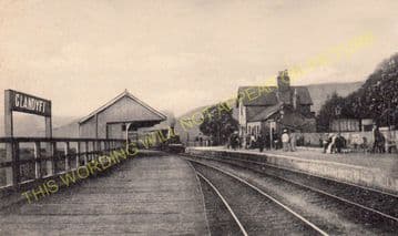 Glandyfi Railway Station Photo. Borth - Dovey Junction. Machynlleth Line. (9)