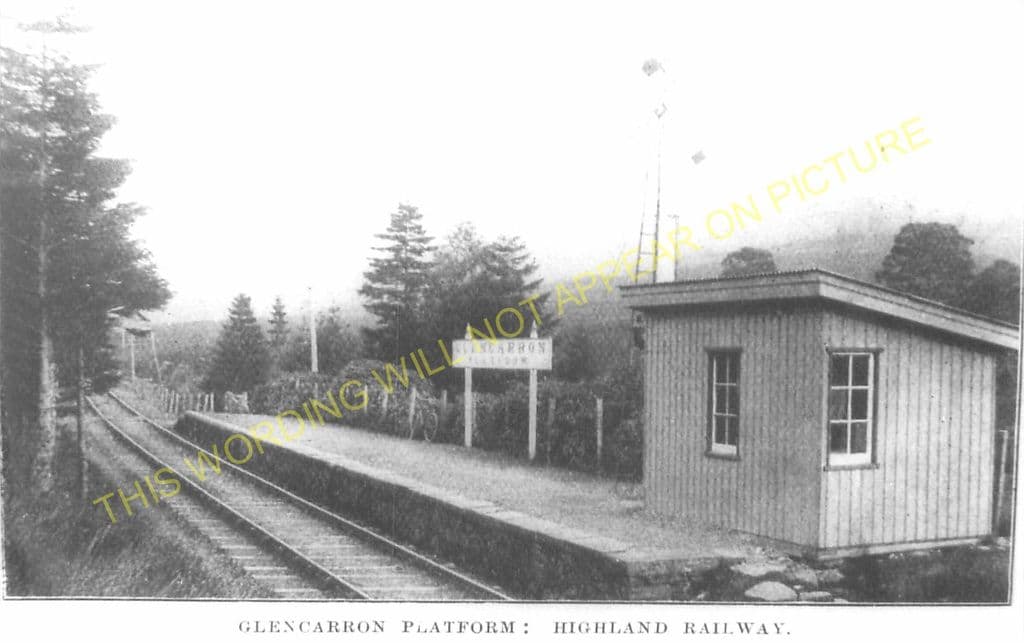 Achnashellach Highland Rly. Achnasheen Glencarron Railway Station Photo 7 