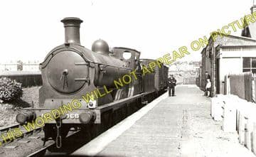 Glencorse Railway Station Photo. Roslin, Polton and Laswade Line. NBR. (1)