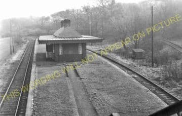 Glenfield Railway Station Photo. Ferguslie - Barrhead. Caledonian Railway. (1)..