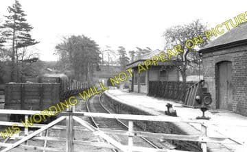 Glenfield Railway Station Photo. Leicester - Desford. Midland Railway. (1)