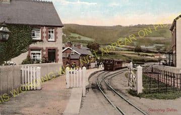 Glynceiriog Railway Station Photo. Chirk Line. Glyn Valley Railway. (3)