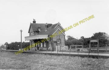 Godshill Railway Station Photo. Merstone - Whitwell. Ventnor Line. (2)
