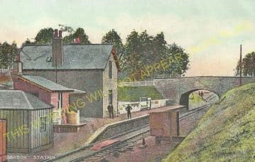 Gordon Railway Station Photo. Earlston - Greenlaw. St. Boswells to Marchmont (2)