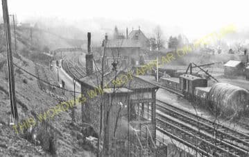 Gorebridge Railway Station Photo. Fushiebridge - Newtongrange. (1)..