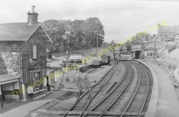 Gorebridge Railway Station Photo. Fushiebridge - Newtongrange. (2)
