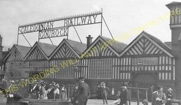 Gourock Railway Station Photo. Greenock and Port Glasgow Line. Caledonian. (12)