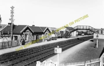 Grange Railway Station Photo. Keith to Cairnie and Knock Lines. GNSR. (1)