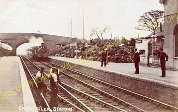 Great Glen Railway Station Photo. Wigston - Kibworth. Leicester Line. (2).