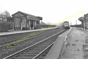 Gretton Railway Station Photo. Harringworth - Weldon & Corby. Midland Rly. (2)
