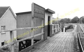 Groesffordd Railway Station Photo. Brecon - Talyllyn Jct. Brecon & Merthyr. (3)