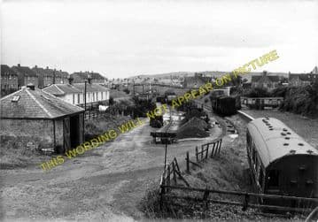 Gullane Railway Station Photo. Aberlady and Longniddry Line. North British. (2)