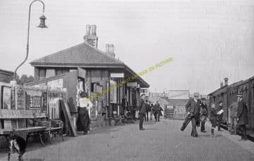 Gullane Railway Station Photo. Aberlady and Longniddry Line. North British. (3).