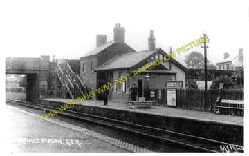 Gwersyllt Railway Station Photo. Wrexham - Cefn-y-Bedd. Buckley Line. GCR. (1)