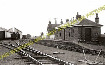 Haddington Railway Station Photo. Longniddry Line. North British Railway. (1)