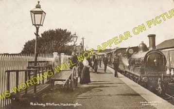 Haddington Railway Station Photo. Longniddry Line. North British Railway. (4).