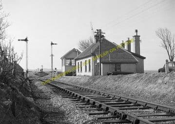 Halkirk Railway Station Photo. Georgemas - Scotscalder. Highland Railway. (1)