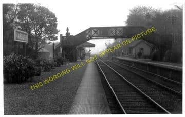 Harburn Railway Station Photo. Midcalder - Cobbinshaw. Carstairs Line. (1)..