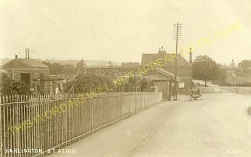 Harlington Railway Station Photo. Leagrave - Flitwick. Luton to Bedford Line (3)