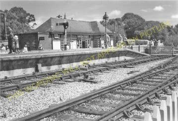 Haven Street Railway Station Photo. Newport - Ashey. Isle of Wight. (10)