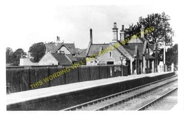 Helpston Railway Station Photo. Walton - Uffington & Barnack. (1)