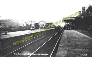 Hirwain Railway Station Photo. Aberdare - Rhigos. Merthyr to Glyn Neath Line (2)