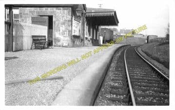 Hollybush Railway Station Photo. Ayr - Holehouse. Damellington Line. G&SWR (2)