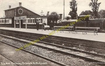 Holywell Junction Railway Station Photo. Mostyn - Bagillt. Prestatyn Line. (1)