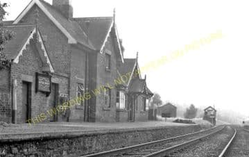 Hopton Heath Railway Station Photo. Broome - Bucknell. Craven Arms Line. (2)..