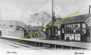 Howwood Railway Station Photo. Milliken Park - Lochside. Johnstone to Beith. (1)