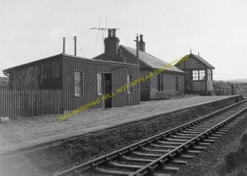 Hoy Railway Station Photo. Georgemas Junction - Thurso. Highland Railway. (1)..