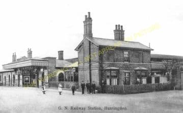 Huntingdon North Railway Station Photo. Offord & Buckden - Abbots Ripton. (7).