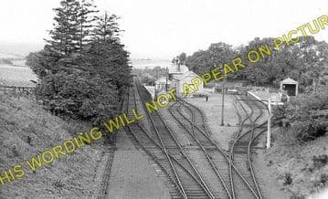 Ilderton Railway Station Photo. Wooperton - Wooler. Alnwick to Coldstream. (1)
