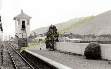 Innerleithen Railway Station Photo. Cardrona- Walkerburn. Galashields Line. (1)