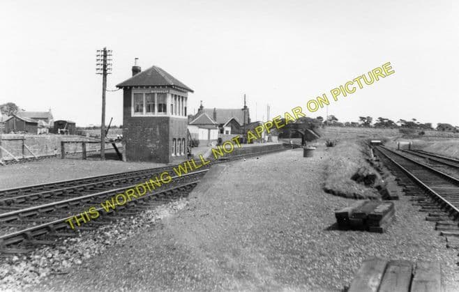 Inverkeilor Railway Station Photo. Caulcots- Lunan Bay. Arbroath to Montrose (1)